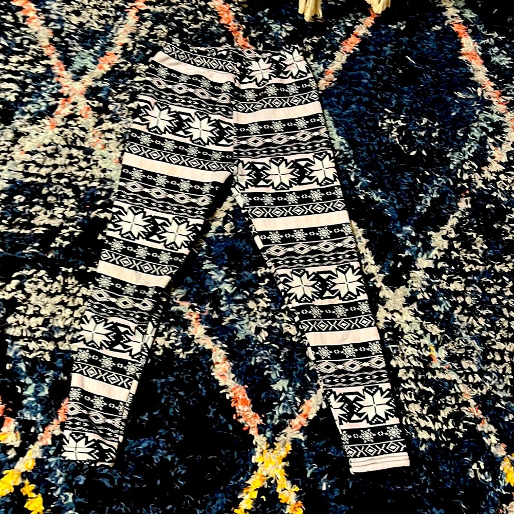 Just cozy leggings fleece and flexible